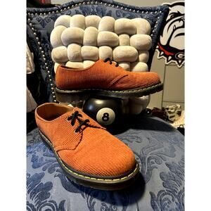 Dr Martens Pumpkin Spice Corduroy Oxford size 9/EU 42